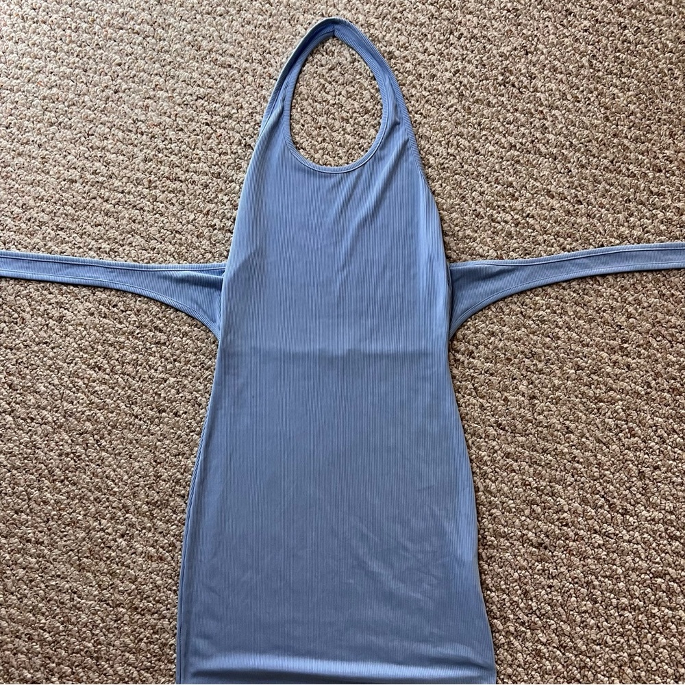 Baby Blue Mini Dress